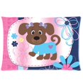 thumbnail image 1 of BOSDECO Mignon Chiot Vector Illustration Zippée Taie d'Oreiller 20x30 Pouces Deux Côtés Imprimer, 1 of 1