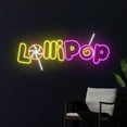 thumbnail image 3 of Handmadetneonsign Lollipop Neon Sign, Lollipop Led Sign, Lollipop Candy Neon Light, Candy Led Light, 3 of 5