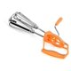 thumbnail image 2 of Batidora de mano de acero inoxidable de 10 pulgadas - semiautomática, mango ergonómico y control de un botón - para repostería casera, mezclar ingredientes de masa/tartas, 2 of 8