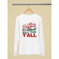 thumbnail image 3 of Merry Christmas Y'all Country Women's Long Sleeve, 3 of 4
