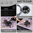 thumbnail image 5 of DISNIMO Universal Cargo Mat 29" x 39" Cat Flower Butterfly Print All Weather Rear Cargo Liner Floor Mat Heavy Duty Pet Trunk Liner Suitable for Most Car Models, 5 of 7