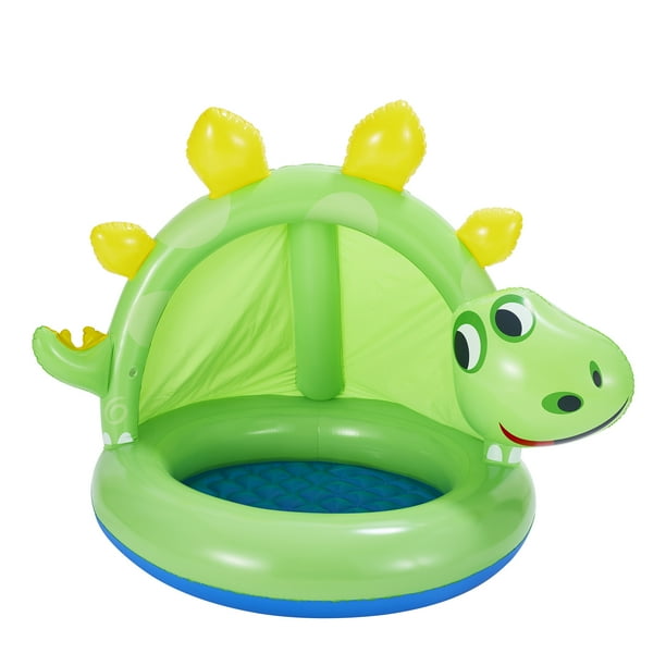 summer waves dinosaur pool with sun shade