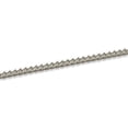 thumbnail image 2 of LoveBling 10k White Gold 5mm Solid Miami Cuban Link Chain Necklace with Secure Box Lock (30"), 2 of 6