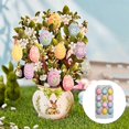 thumbnail image 2 of Easter Egg Tree Greeting Card for Desktop Stylish Personalized Paper Card for Living Room Home, 2 of 5