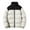 White, variant on Wancir Hoodless Puffer Jacket Men Light Padded Zip Down Jacket Winter Warm Bubble Coat Packable Quilted Jackets