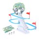 thumbnail image 2 of Juego de pista de carreras CUTICAT juguetes eléctricos para niños con luz y música 6 pandas, 2 of 8