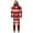QZZ244-Red, variant on Christmas Pajamas Family Matching Pajamas Hooded Onesie Long Sleeve Front Zipper Christmas Print for Mom Dad