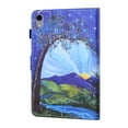 thumbnail image 4 of SaniMore Wallet Case for iPad 10th Generation 10.9" 2022, Auto Wake/Sleep PU Leather Case Shockproof TPU Shell Painted Magnetic Clasp Card Slot Pen Holder Anti-slip Strip Stand Drop-proof Case, Tree, 4 of 9