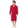 thumbnail image 2 of SKYLINEWEARS Men’s Robe Terry Cotton Bathrobe Shawl Collar Shower Bath Robes Kimono Sweat Steaming Clothes, 2 of 6