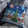 thumbnail image 2 of Homewish Western Christmas Fabric by the Yard 2 Yard,Chic Xmas Tree Room Decor Fabric by the Yard,Happy New Year Fabric for Sewing For Girl Boy,Microfiber Bedroom Decor, 2 of 6
