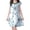 White, variant on Little Girl Dress Up Clothes Halloween Flutter Sleeve Loose Printed Girls Dress For Girls Halloween Daily Outfits Casual Wear