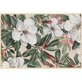 thumbnail image 2 of Stunning Transitional 2' x 3' Green and White Polypropylene Outdoor Area Rug, 2 of 7