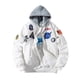 thumbnail image 5 of Chaqueta informal americana para hombre y mujer, chaqueta de piloto holgada bordada, Chaqueta de algodón, chaqueta de béisbol de pareja de hip hop, ciclismo grueso de invierno, 5 of 5