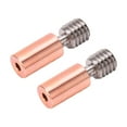 thumbnail image 2 of 3D Printer Throat Tube, M6 Thread Heatbreak Tube 2PCS Branch Design  For CR10 Smart Pro Ti Alloy Copper, 2 of 8