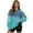 Blue Fish Scales, variant on Brown Cow Print Oversized Sweatshirt for Women Casual Athletic Tops Loose Fit Pullover Crewneck Sweatshirts with Pocket Long Sleeve Shirt Tees Spring Fall Winter Clothing 3XL