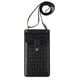 thumbnail image 5 of Estuche pequeño de cuero sintético para teléfono móvil, bolso de hombro, monedero, billetera con ranura para tarjetas Negro, 5 of 6