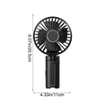 thumbnail image 3 of Fiudx Ofertas Flash Del Día Ventilador De Mano Usb - Paraguas Colgante - Soplador De Pie - Mini Ventilador Pequeño Plegable Recargable Y Fácil De Almacenar, 3 of 7
