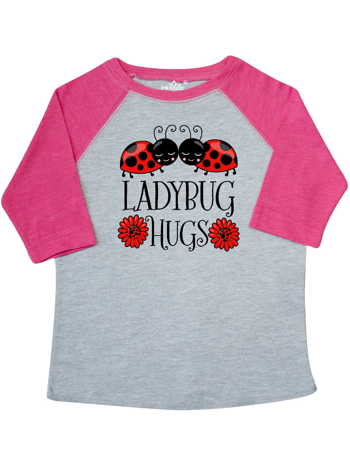 INKtastic Ladybug Hugs Cute Pair of Ladybugs Toddler TShirt