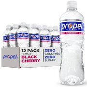 Propel Black Cherry, Zero Calorie Sports Drinking Water with Electrolytes and Vi