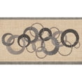 thumbnail image 3 of Authentic Hotel and Spa  Turkish Cotton Circles Embroidered Dark Grey 4-piece Bath Towel Set, 3 of 3