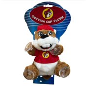 Buc-ee's Suction Cup Plush Beaver Mascot with Red Cap and Shirt, Window Decoration for travel