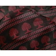 thumbnail image 4 of oneOone Silk Tabby Fabric Arrow & Tree Block Print Fabric By Yard 42 Inch Wide, 4 of 4