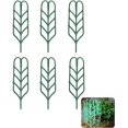 thumbnail image 1 of Mini Trellis Soporte para plantas trepadoras, 6 piezas en forma de hoja Soporte para plantas en maceta, plantas trepadoras Ayuda para trepar Mini enrejado, para plantas trepadoras, flores, verduras TUNC Sencillez, 1 of 5