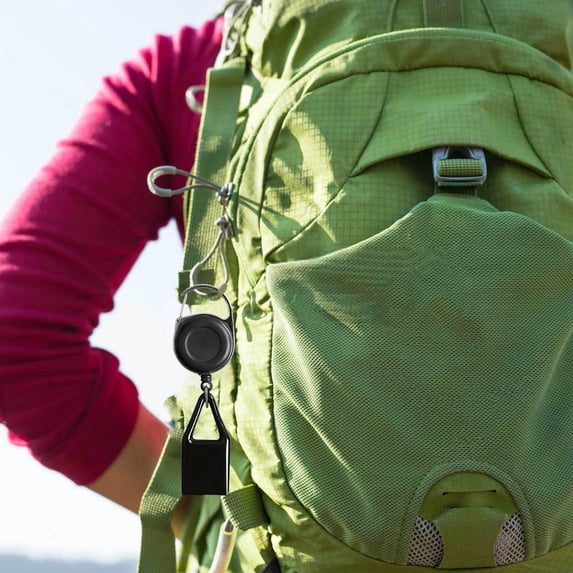 DGMIOCS Pants Lighter Clip, Retractable Lighter Belt, Anti Lost Retractable Keychain Belt, Leash for Fishing Hiking, Protective Cover for Camping, House Supplies
