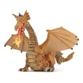 thumbnail image 1 of Papo -Pintado a Mano - Figura -El Mundo Encantado -Dragón Dorado con Llama -39095 - Coleccionable - para Niños - Apto para Niños y Niñas - A Partir de 3 Años, 1 of 4