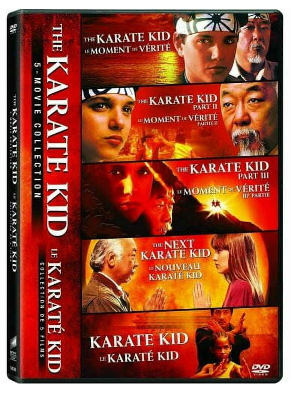The Karate Kid 5-Movie Collection [DVD Box Set Cobra Kai Jaden Smith] NEW