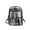 #1-Black【1x Backpack】, variant on Clear Mini Backpack, Transparent Pvc Waterproof Daypack with Mesh Side Pockets, Stadium Approved Educational & Travel Bag, Topliu