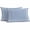 Blue, variant on Throw Pillow Covers 24x24 Inch Set of 2, Pure Light Blue Waterproof Outdoor Pillow Covers, Simple Solid Color Decorative Cushion Pillowcases for Couch, Sofa, Bed, Garden, Patio