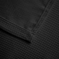 thumbnail image 3 of Mainstays Waffle-Weave Fabric Shower Curtain, Textured Cotton Blend with Recycled Polyester, 72” x 72”, Rich Black, 3 of 7