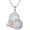 AnimalCompanionship 1, variant on 925 Sterling Silver Animal Companion Series Opal Necklace for men and Women Giraffe/Tiger/Dog/Cat/Bear/Deer/Cow/Fox