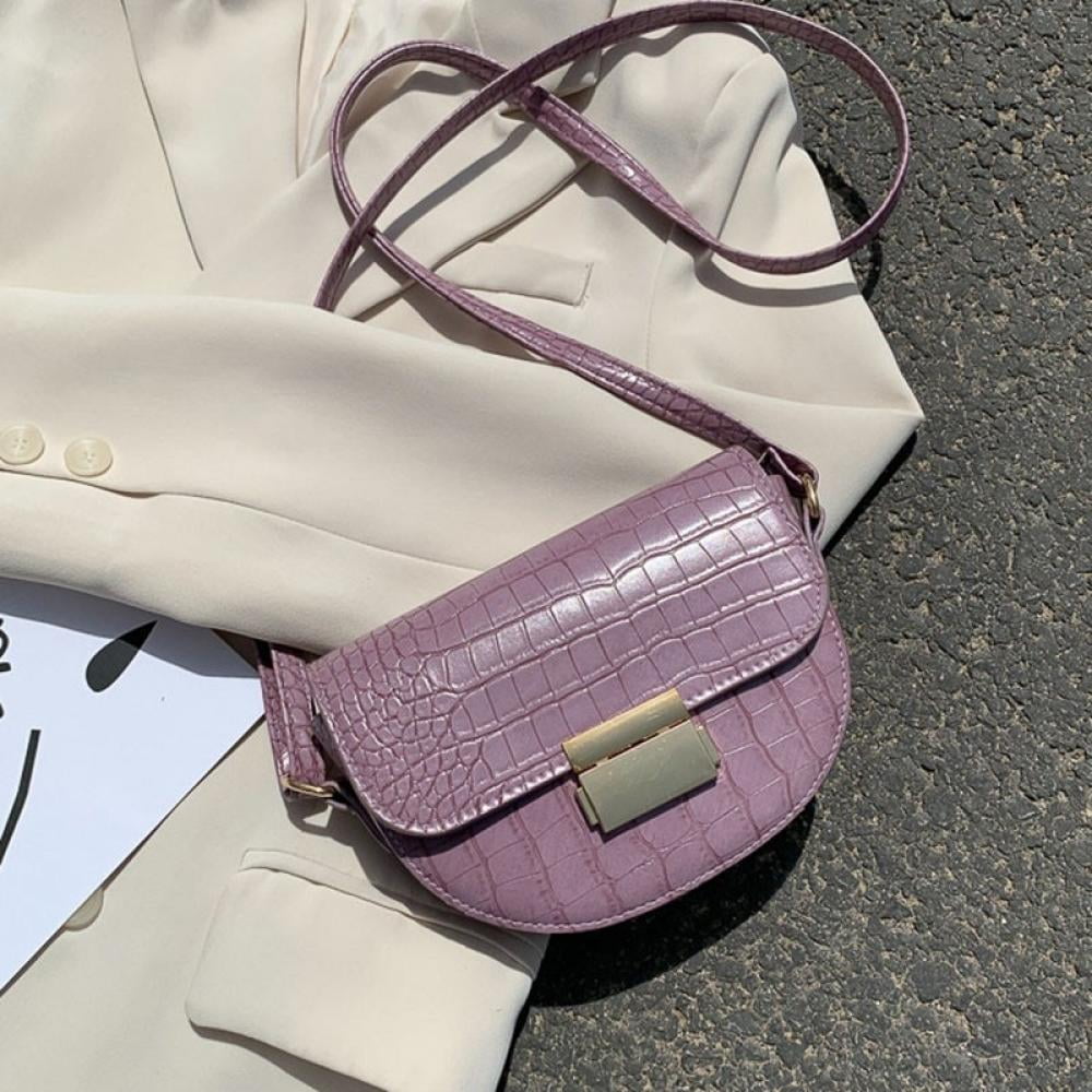 Women Fashion Crocodile Pattern Shoulder Handbags Shoulder Diagonal Elegant Wild Handbag Bag