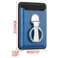 thumbnail image 3 of Fiudx Liquidación de ahorros de verano Adhesivo de cuero para la parte posterior del teléfono con ranura para tarjetas incorporada, práctico para guardar tarjetas de crédito, ligero y estable, no afe, 3 of 7