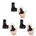 thumbnail image 3 of QualitChoice Fingers Splint Brace Simple Protective Gear Hands Stabilization Protector Adjustable Trigger Support Corrector Stabilizer Tool Black 3Set, 3 of 6