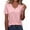 Pink, variant on Tqcoqu Womens Summer Tops,V Neck Short Sleeve Shirts Dressy Casual Tunic Blouses Spring Fashion,Pink Women's S-XXXL