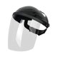 thumbnail image 3 of Equipo de protección del casco de soldadura, máscara de soldadura montada en la cabeza visible, profesional, escudo de cara para pulir otro trabajo Top negro transparente, 3 of 8