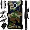thumbnail image 1 of Compatible with Cricket Icon 2 (2020) Hybrid LuxGuard Holster Phone Case Cover (Green Brown Camo), 1 of 1