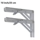 thumbnail image 5 of Heavy Duty Folding Shelf Brackets - 8, 10 & 12 - Wall Mounted for Bench Table with Screws, 5 of 5