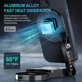thumbnail image 3 of 3 in 1 Wireless Charging Station Mag-Safe Fast Charging Station for Apple MagSafe Charger, with USB C Charger, Foldable Charging Magnetic Wireless Charger Stand, Space Aluminum Travel Charger, 3 of 7
