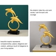 thumbnail image 4 of Estatuilla estatua rica en detalles de color dorado para la familia ANGGREK Otros, 4 of 8