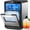 Silver, variant on Snowyermine Nugget Ice Maker Countertop, 44 lbs per Day, Soft, Chewable Sonic-Style Pebble Ice, One-Touch Self-Cleaning, Stainless Steel, Black, for Home, Kitchen, Office, RV and Camping