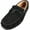 Black, variant on Norty Men's Slip-Resistant Indoor Outdoor Scuff Slippers - Comfortable and Stylish