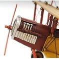 thumbnail image 5 of c1918 Yellow Curtiss Biplane Model Sculpture, 5 of 5