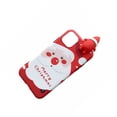 thumbnail image 3 of Christmas Mobile Phone Case Snowflake Santa Claus TPU Protective Cover, Replacement for iPhone 12 Mini, Type 3 Workhe, 3 of 7