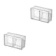 thumbnail image 4 of Yuarrent Organizador de baño ABS para necesidades, suministros montados a prueba de agua, pared para almacenamiento, acceso, caja de baño transparente 17.3*10.3*6.6 cm 2piezas, 4 of 6
