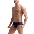thumbnail image 1 of Calzones Para Hombre, Ropa Interior De Algodón Para Hombre, Calzoncillos De Malla De Algodón Con Bolsillo En U Para Después De Vaciarlos., 1 of 4