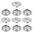 thumbnail image 1 of Uxcell Paquete de 10 Respiraderos Circulares de Soffit, 29mm/1.14 Pulgadas Respiraderos Redondos de Acero Inoxidable con Rejilla para Baño Hogar/ Oficina/Cocina/Armario/Guardarropa [Plateado], 1 of 7